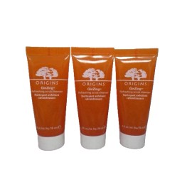 ORIGINS GINZING REFRESHING SCRUB CLEANSER 0.5 OZ NWOB LOT OF 3