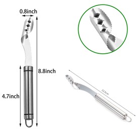 Pepper Seed Corer Remover, 2Pcs Pepper Corer Seed Remover, Peppers Seeds Cores Removers, Peppers Corers, Jalapeno Corers Tool, Kitchen Tools