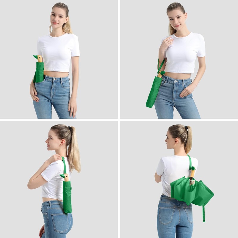 Natuquebrela Portable Duck Head Umbrella - Large Compact Umbrella Rain