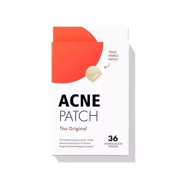 Hydrocolloid Acne Patches for Face, 36 Count, Pimple Spot Treatment