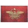 Roman Empire SPQR Burgundy 100D Woven Poly Nylon 3x5 3'x5'