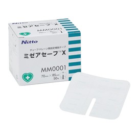Nitoms MM001 Misea Safe X Medical Safety Measures, Removal Measures, Catheter Fixing Auxiliary Tape, Drain Catheter, 2.8 x 3.3 inches (70 x 85 mm), Pack of 50