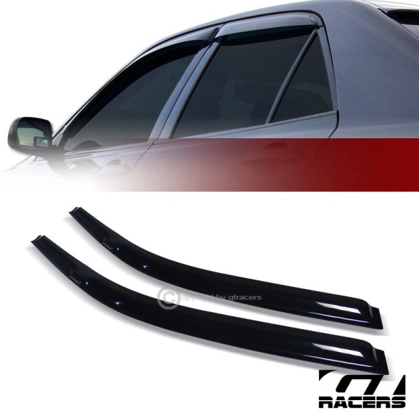 GTRacers Sun/Rain/Wind Guard Shade Deflector Window Visors 2Ps For 1996-2000