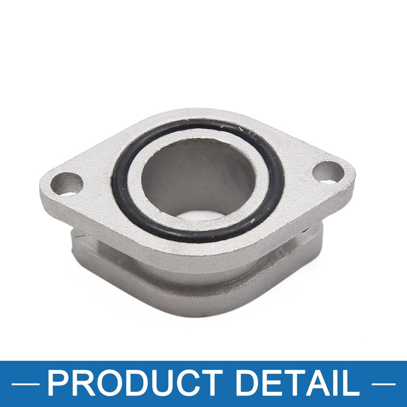 A ABSOPRO Motorcycle Carburetor Connector for GS125 CG125 Metal Gray