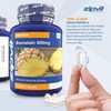 Bromelain 400mg, 90 Vegan Capsules. 6 Weeks Supply. 480 GDU