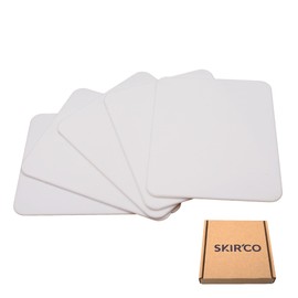 SKIR'CO (20 pcs) Plastic Flat Shims 1.5 mm, Frame Spacers 53 x 66 mm, Solid Leveling Spacers, Door and Window Frame Packers