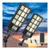 CAHOUGSMT Solar Street Lights Outdoor Dusk to Dawn, 3000W Solar