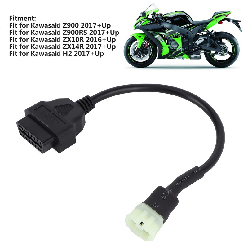 OBD2 OBDII Diagnostic Cable Adapter, 6-Pin OBD2 Wiring Harness Diagnostic