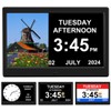 TIMEMOON Alarm Clock with Day and Date for Elderly Digital