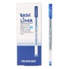 czxwyst 8761 Basic Liner Gel Ink Pens 0.5mm Fine Point