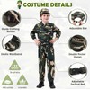 Kodvinp Boys Soilder Costume For Kids Camouflage-L Size