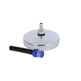 Fuel Cap with Bleed Valve Blue/Chrome - for Simson S50, S51, SR50, S