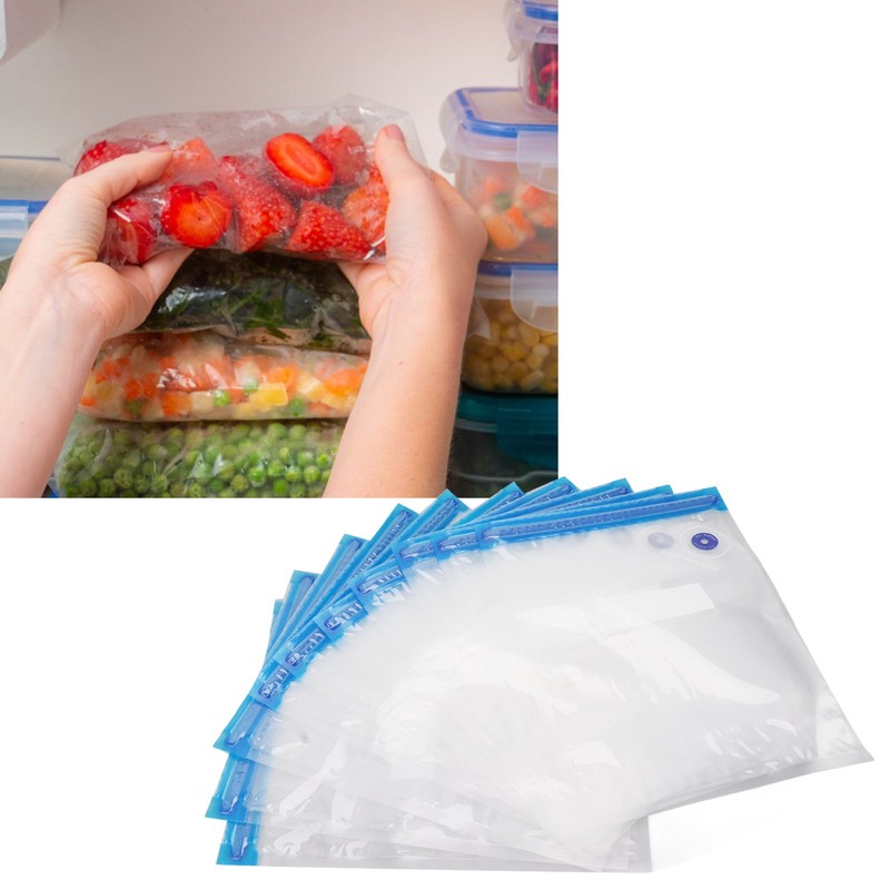 10pcs Vacuum Sealer Bags Multipurpose Food Vacuum Compression Bags for