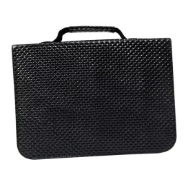 미용사용 PU 가죽 헤어 가위 홀더 파우치 케이스 살롱 미용 도구 정리 가방(블랙) PU Leather Hair Scissors Holder Pouch Case for Salon Barber Tool Organizer Bag (Black)