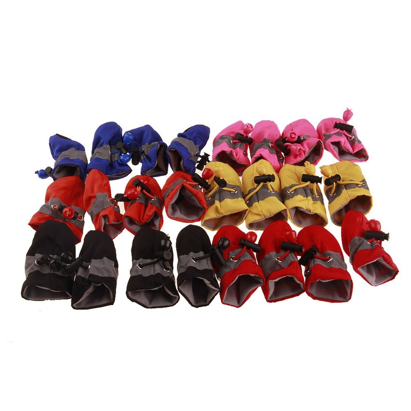GabeFish Anti Slip Dog Socks Shoes Adjustable Drawstring Boot Paw