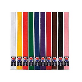 ProForce Thunder Double Wrap Solid Karate Belt - Yellow #6