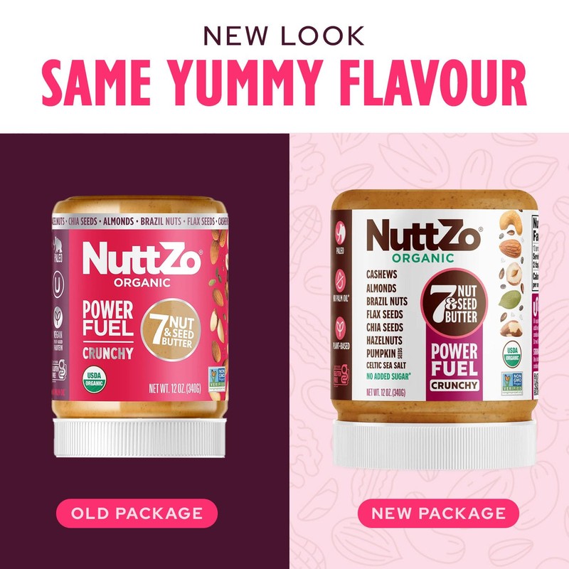 NuttZo Organic 7 Nut & Seed Butter - Power Fuel