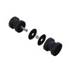 CKB Shower Glass Door Knob, Double Sided Pull Handle for