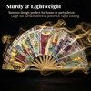 JZLiner Tarot Card Hand Fan Foldable Rave Essentials Giant Fan