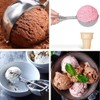 Cookie Scoop Set Stainless Steel Ice Cream Scoops Trigger Set