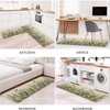 Eikunn Farmhouse Kitchen Rugs Set of 2, Weeds Floral Wildflower