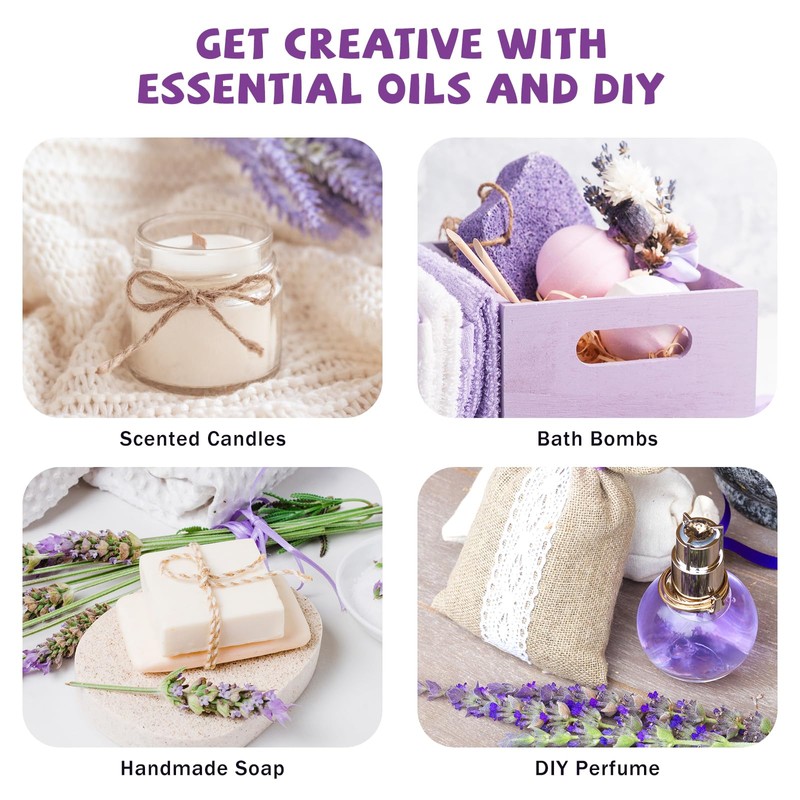 MAYJAM Lavender Essential Oil for Diffusers - Huge 3.38 Fl