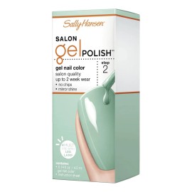 Esmalte Para Uñas Sally Hansen Beauty Salon Gel Polish Color 264 Jaded Gel De Secado Con Lampara Led 7 Mililitros
