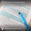 Mr. Pen No Bleed Gel Highlighter, Bible Highlighters, Blue, Pack