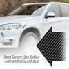 2PCS Car Bumper Clips Hook Lock,Carbon Fiber Hood Pins Toggle