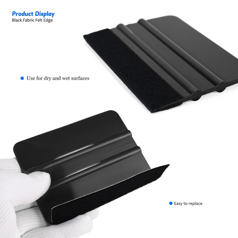 EHDIS Vinyl Wrap Squeegee Kit - 10pcs 4inch and 10pcs