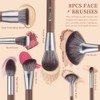 DUcare - Juego de 22 brochas de maquillaje profesionales con
