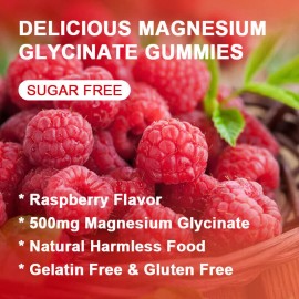 Catfit Magnesium Glycinate Gummies For Bone,Heart,Mus