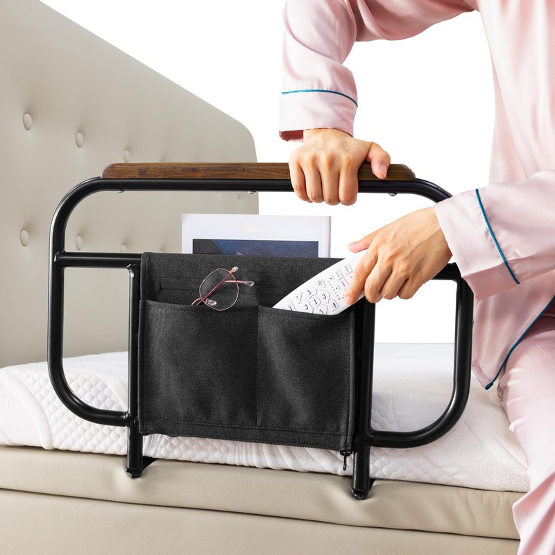 Skuehod Bed Side Rails for Adjustable Bed Base for Elderly