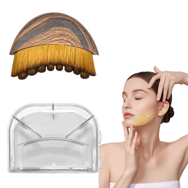 Lymphatic Contour Face Brush, Dry Brushing Face Brush Lymphatic Drainage