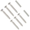 WAKAI Ruspart F-313 No Plug Screws, Stainless Steel, 4X32