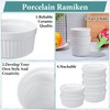 Xinnun 24 Pcs 4 oz Ramekins Creme Brulee Dishes Oven