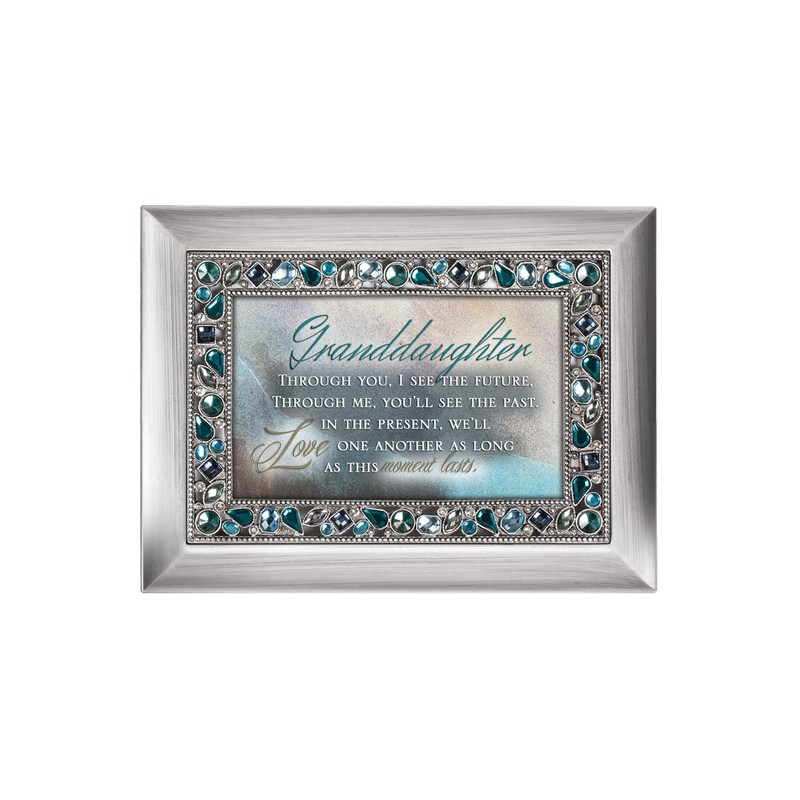 Cottage Garden Granddaughter See Future Through You Silvertone Jeweled Music