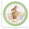 Trendware Spring Cottage Bunny Dinner Plates, 24 Count