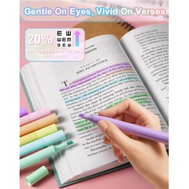 Bible Journaling Kit 39-Piece Set with Morandi and Neon Highlighters, No Bleed Bible Study Supplies for Church Classroom Home, Christian Gift for Women (Green)