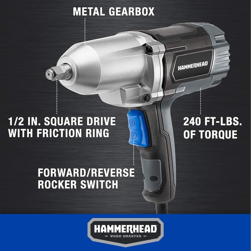 Hammerhead 7.5-Amp 1/2 Inch Impact Wrench – HDIW075