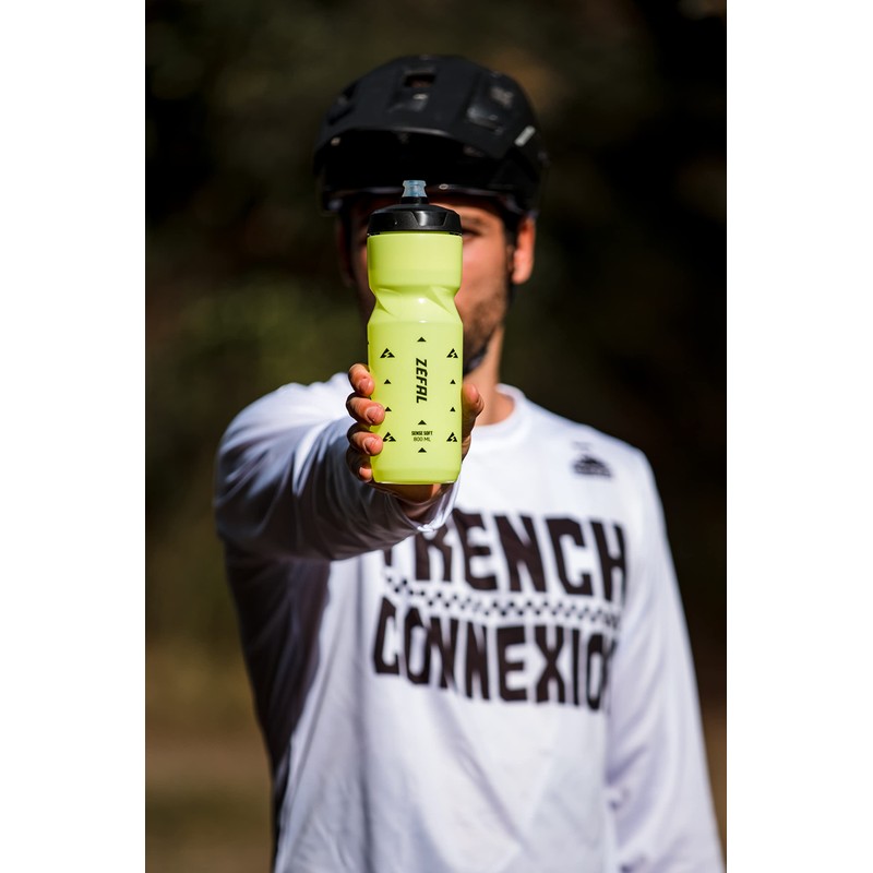 ZEFAL Sense Soft 80 Water Bottle, Translucent Blue, 800ml