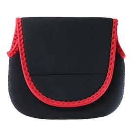 Reel Case Neoprene Pouch Shimano Daiwa Reel Cover Protection Spinning M Size Black Red, red