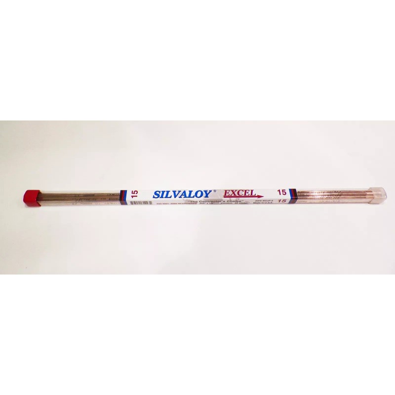 LucasMilhaupt 15% Silver Brazing Rods 5 RODS Sil-Fos, Worthington, Harris
