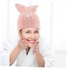 Baluue Microfiber Hair Dry Hat Cat Ears Bath Towel Wrap