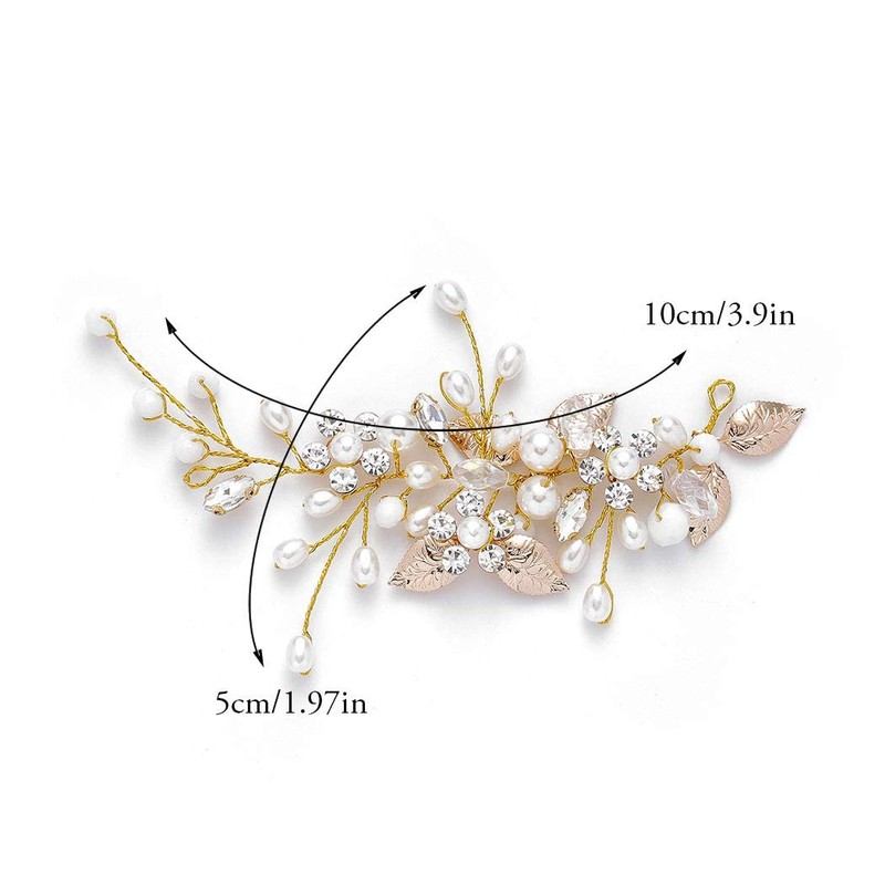 Gorais Accesorios para el pelo de novia para novia y