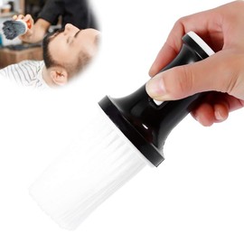 Sonew Portable Barber Brush Neck Hair Cleaning Brush Hairdressing Salon Tool for Men, Remove Broken Hair, Soft, Tactile Comfortable (102g(Large))