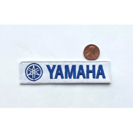 Unbranded  Motorcycle Yamaha Embroidered Iron-on Patch Biker Racing Appliqué FA017 - Blue