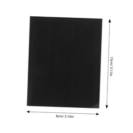 Beavorty 1Sheet Nail Form Guide Sticker for Women French Nail Art Sticker DIY Nail Tools for Easy Extensions Unique Designs for Home Salon Use