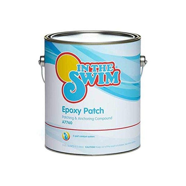 In The Swim Poxy Patch High Strength Epoxy Pool Repair Compound - White 1 Gallon