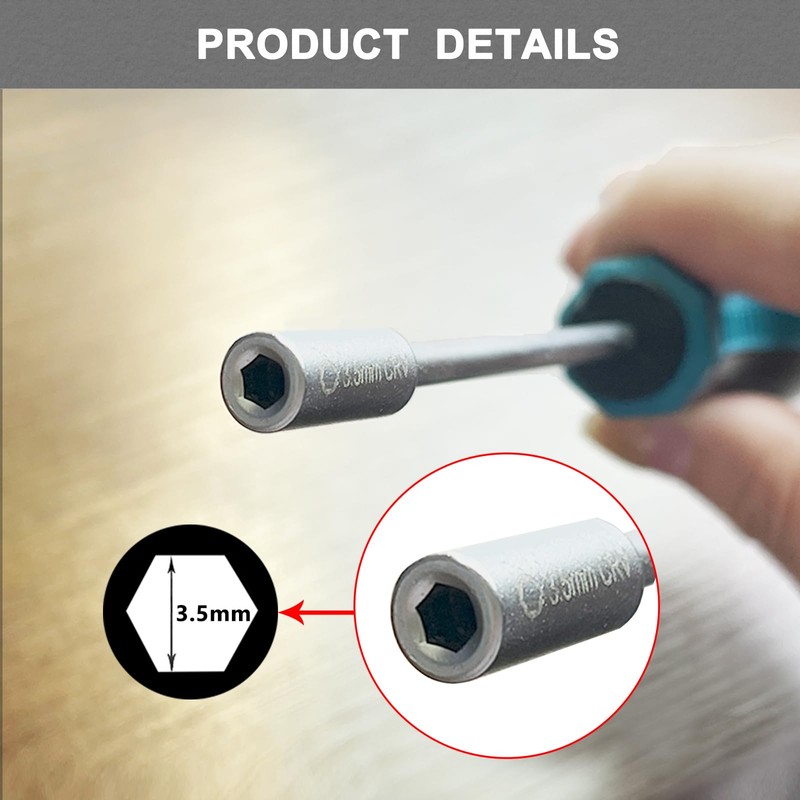 ADAS Calibration Tool 3.5 mm Metal Hex Nut Screwdriver Round